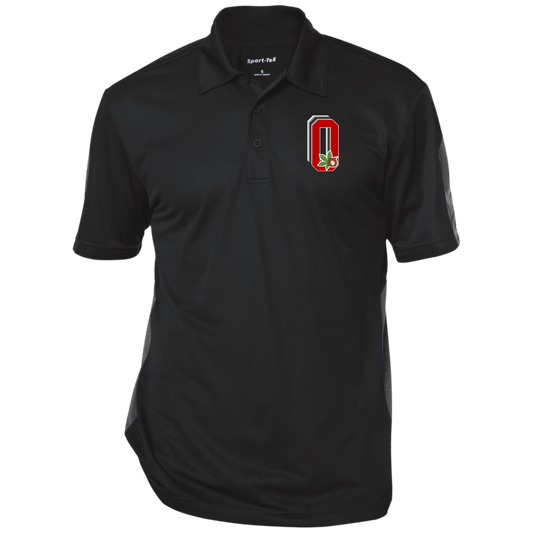 O BOLD Ohio State Performance Textured Three-Button Polo