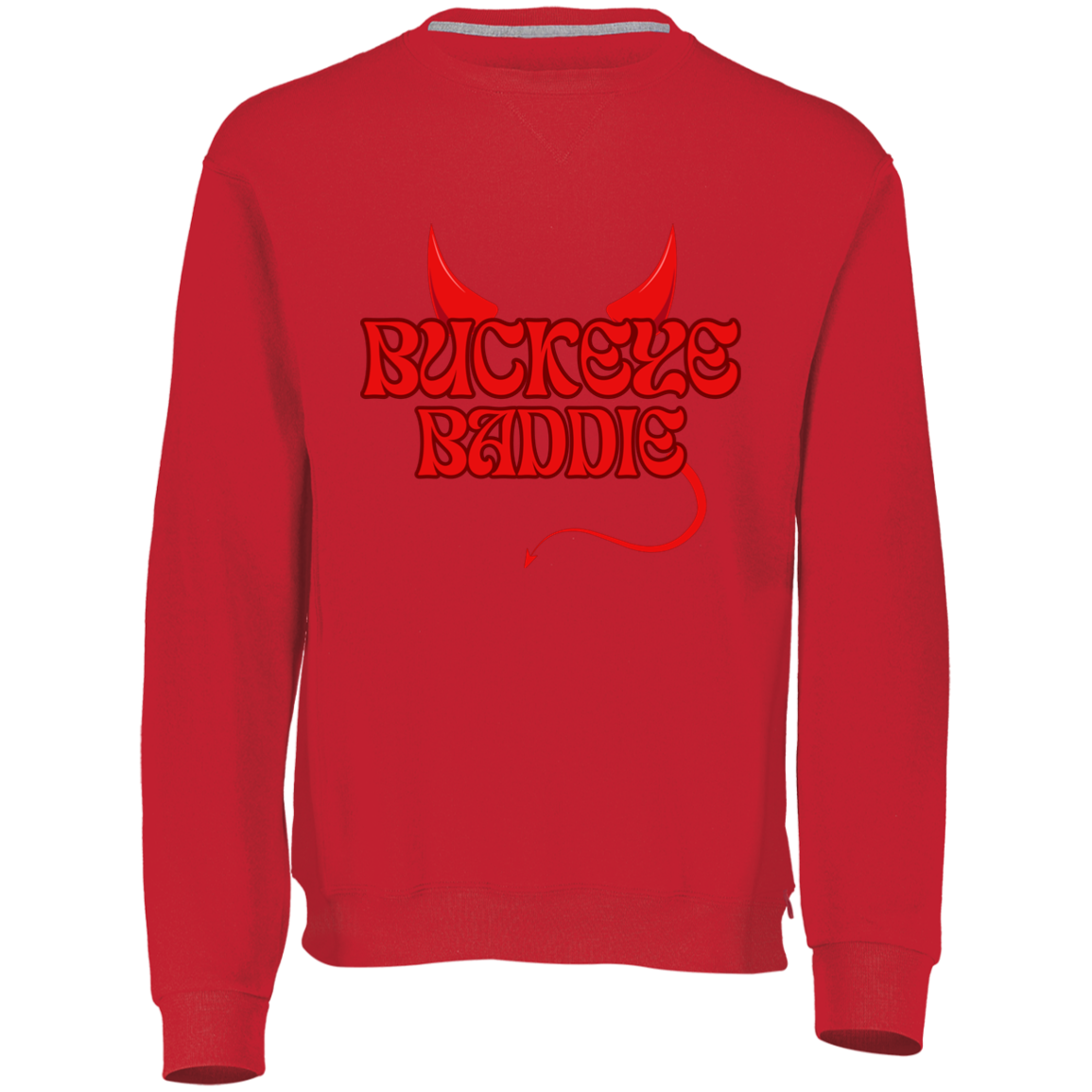 BADDIE Ohio State Youth Dri-Power Fleece Crewneck Sweatshirt