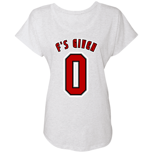 F'SGIVEN Ohio State Ladies' Triblend Dolman Sleeve