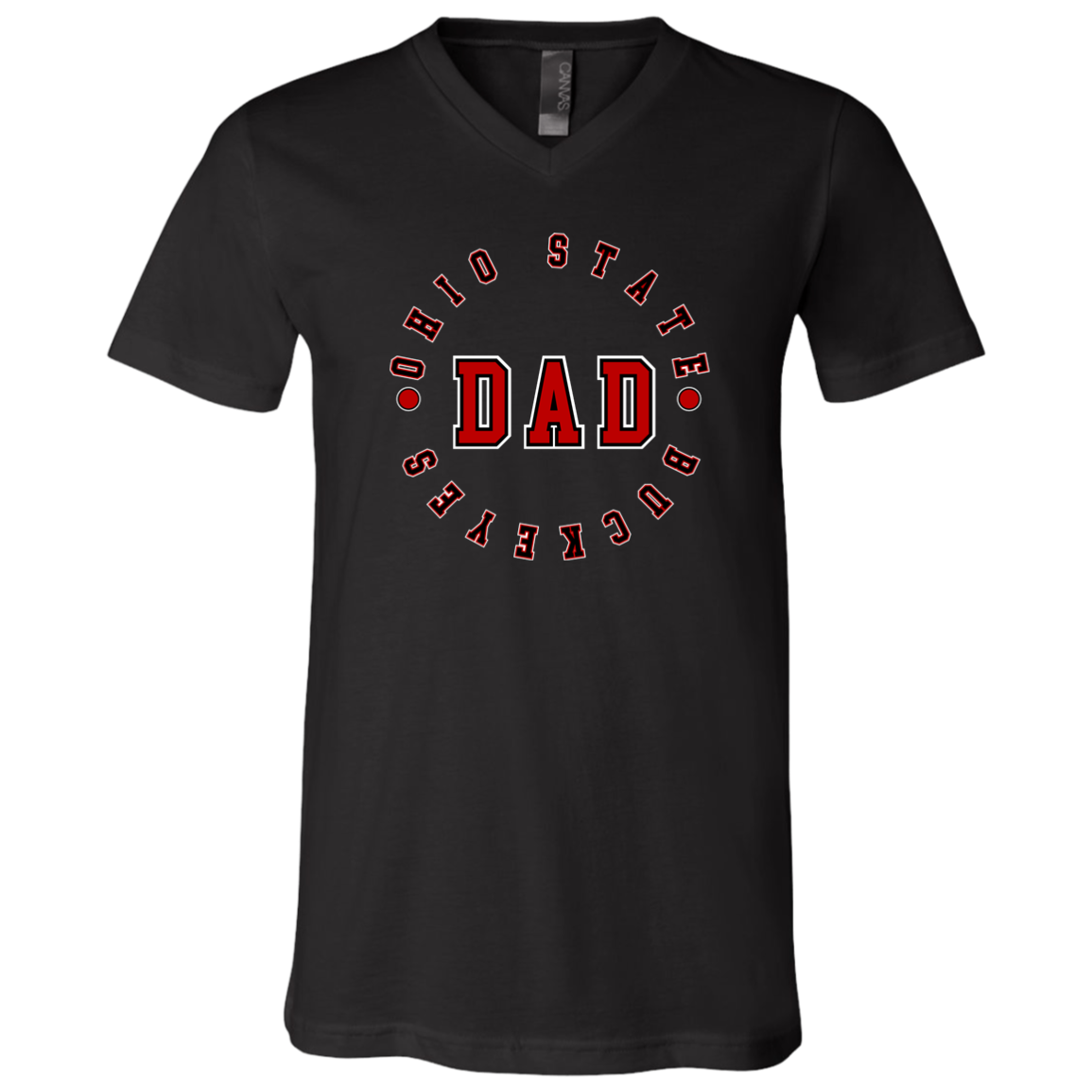 DAD Ohio State Unisex Jersey SS V-Neck T-Shirt