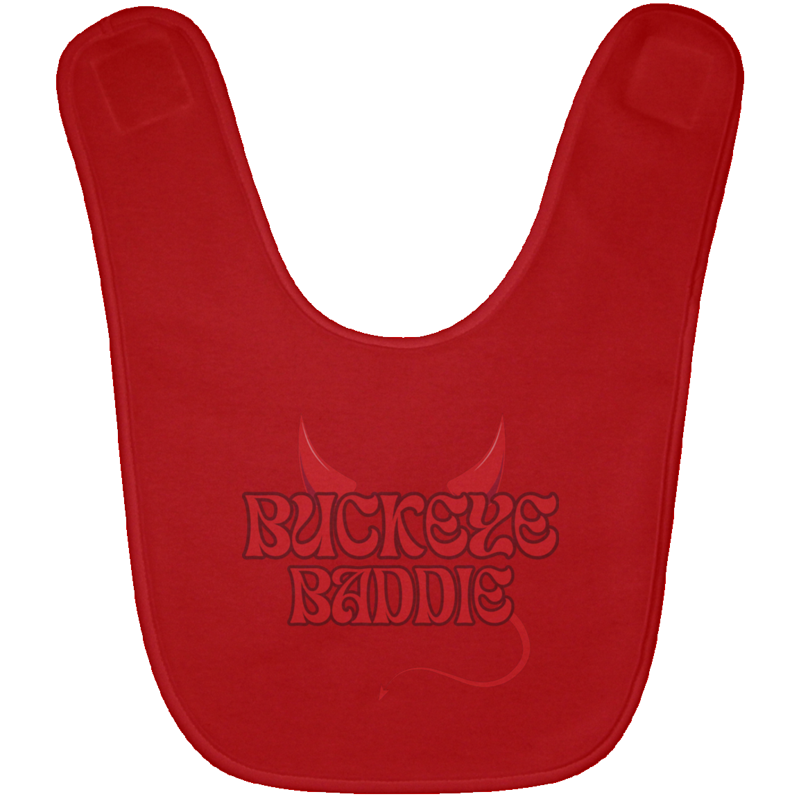 BADDIE Ohio State Baby Bib