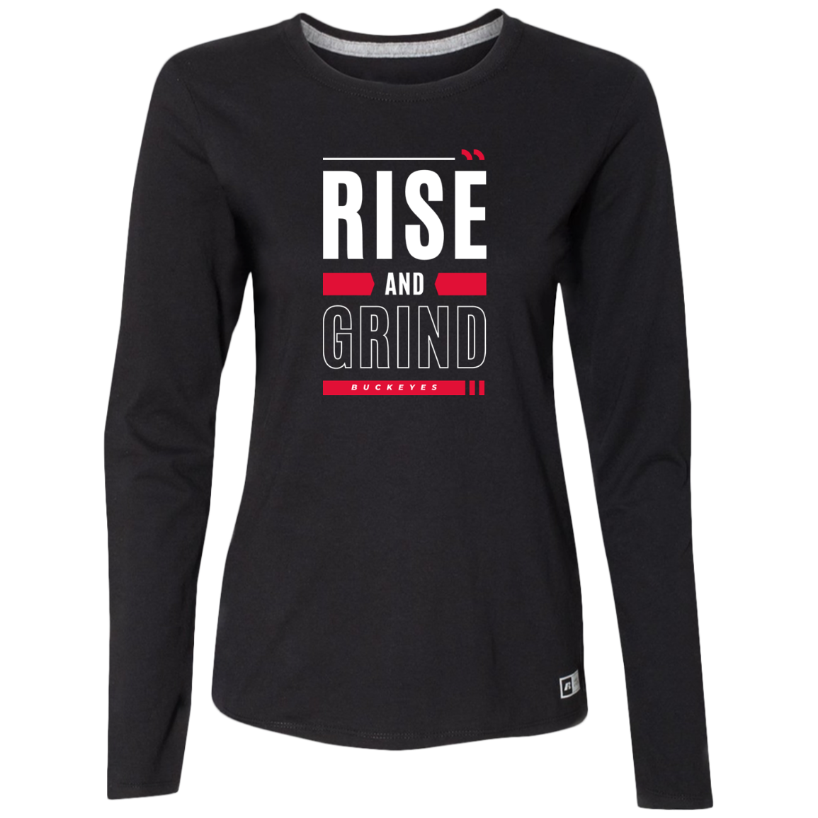 GRIND Ohio State Ladies’ Essential Dri-Power Long Sleeve Tee