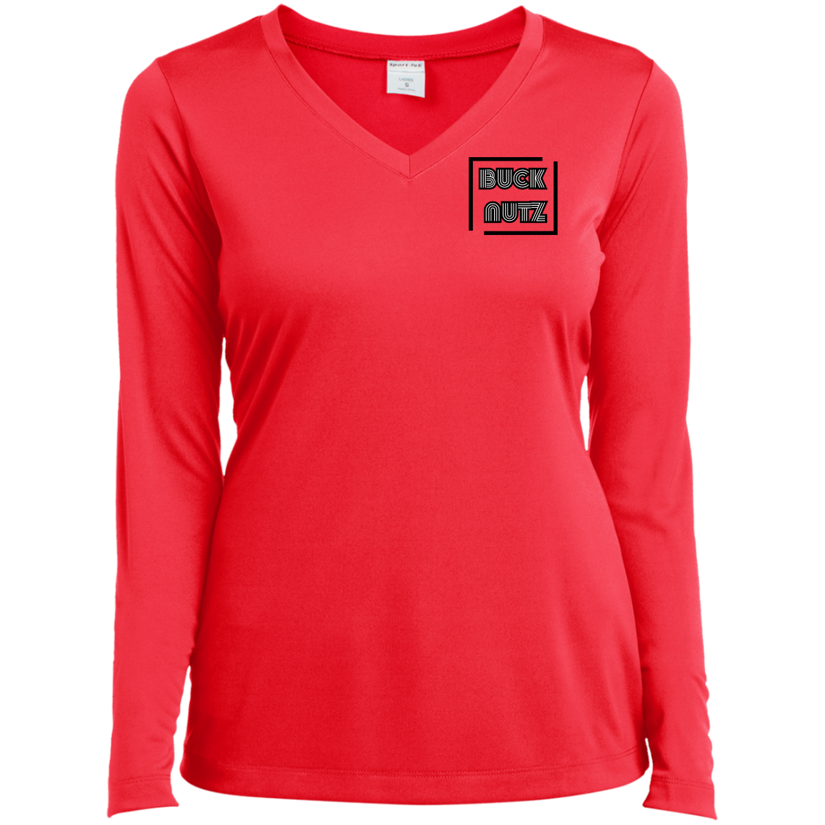 TANK NIGHT Ohio State Ladies’ Long Sleeve Performance V-Neck Tee