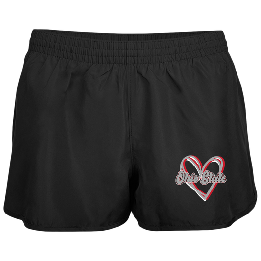 HEART Ohio State Ladies' Wayfarer Running Shorts