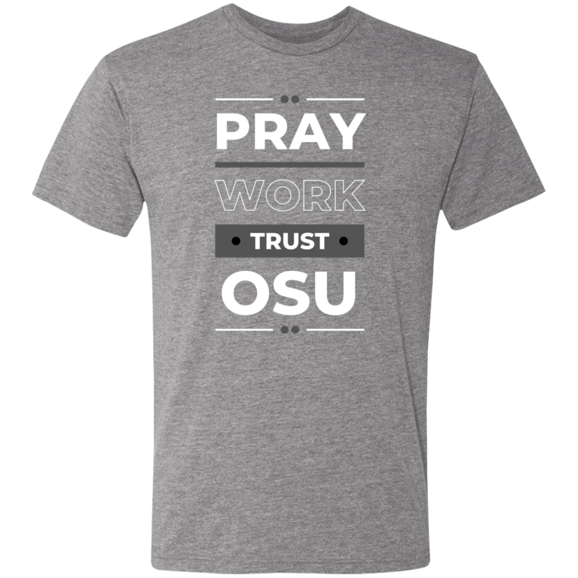 PRAY Ohio State Men's Triblend T-Shirt