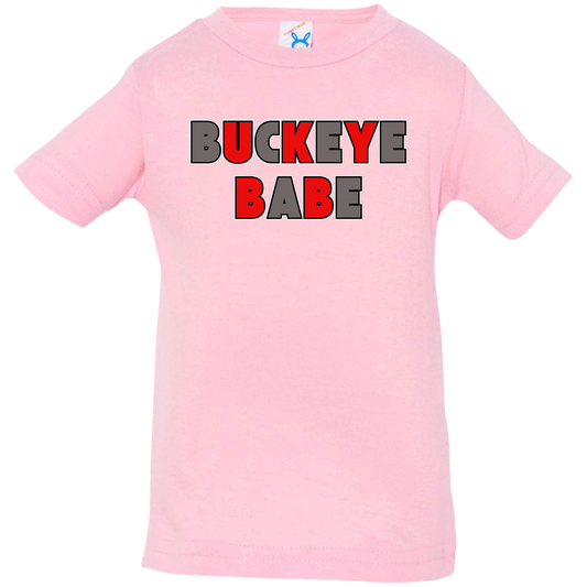 BUCKBABE Ohio State Infant Jersey T-Shirt