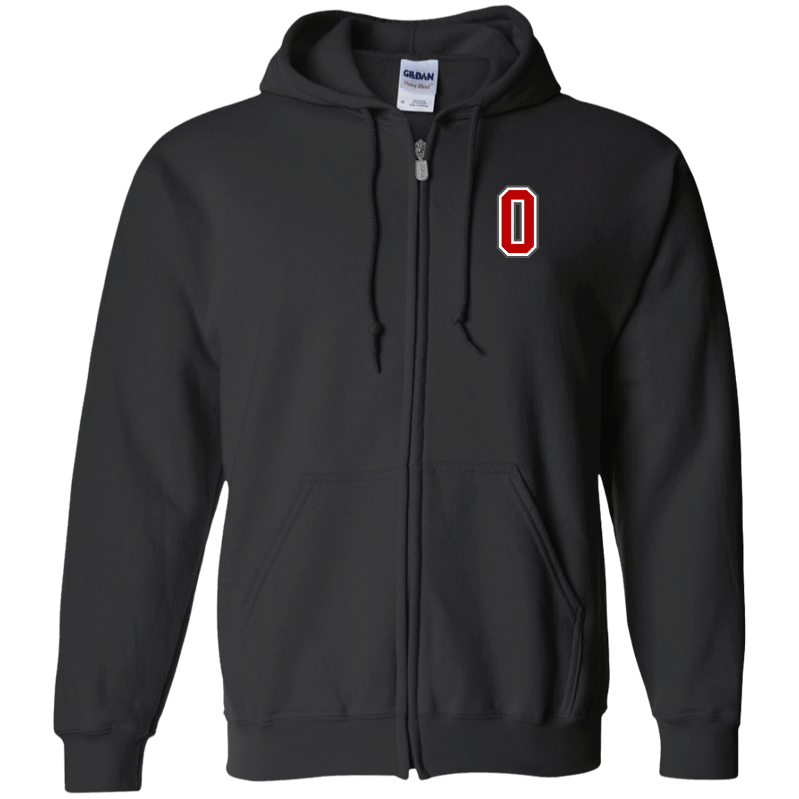 KICKIN Ohio State Zip Up Hooded Sweatshirt