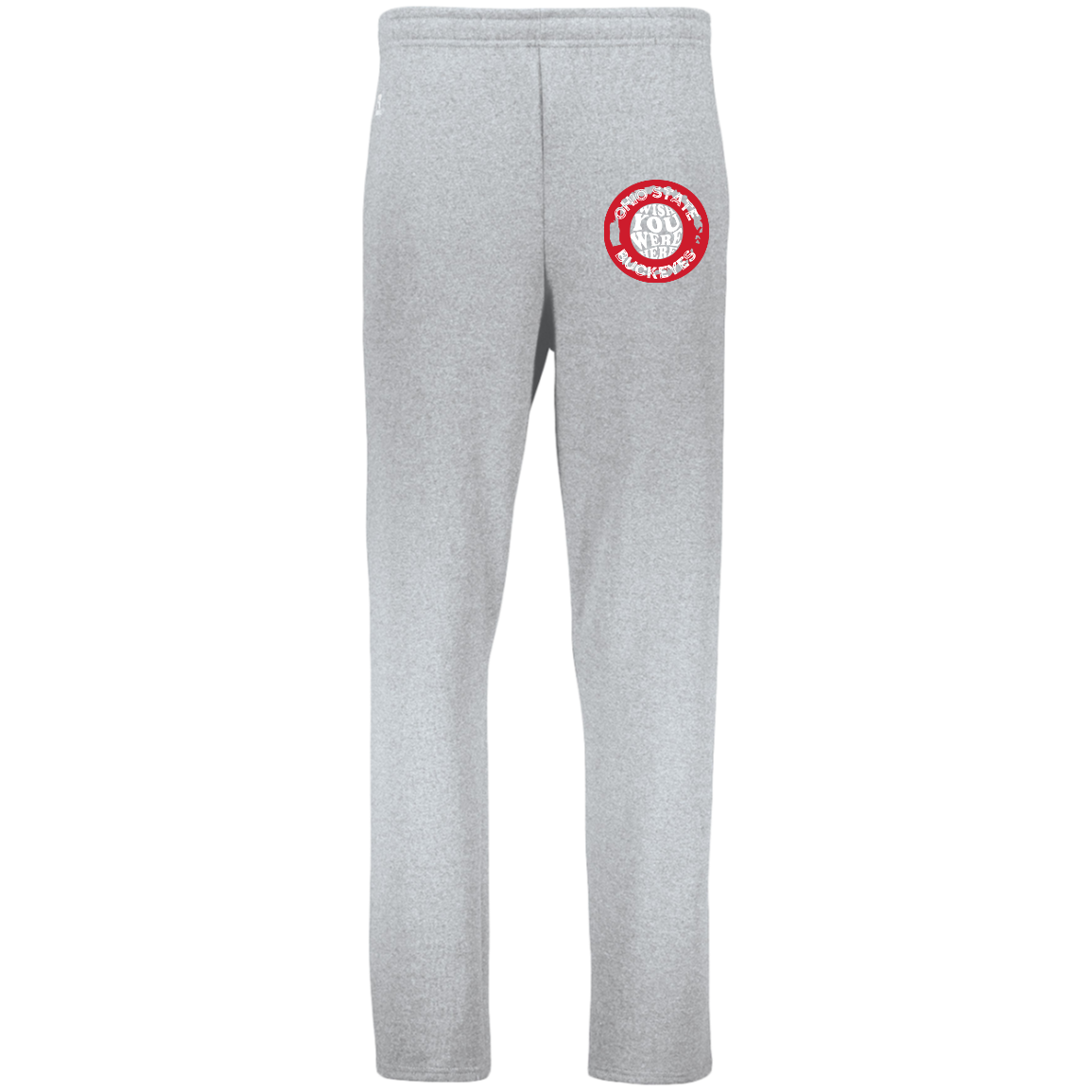 WISH Ohio State Dri-Power Open Bottom Pocket Sweatpants