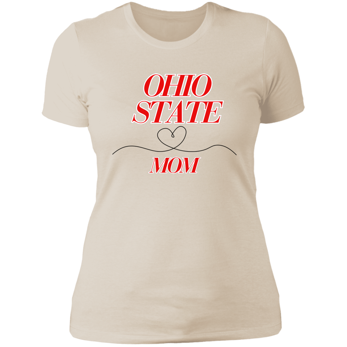 OSUMOM Ohio State Ladies' Boyfriend T-Shirt