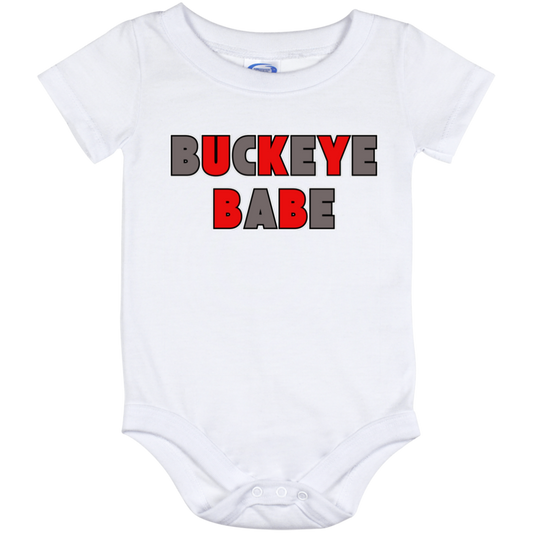 BUCKBABE Ohio State Baby Onesie 12 Month