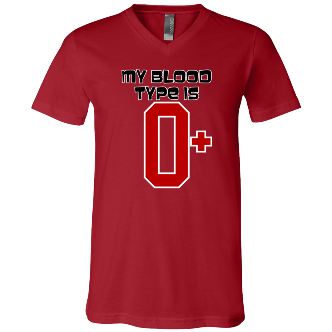 TYPE Ohio State Unisex Jersey SS V-Neck T-Shirt