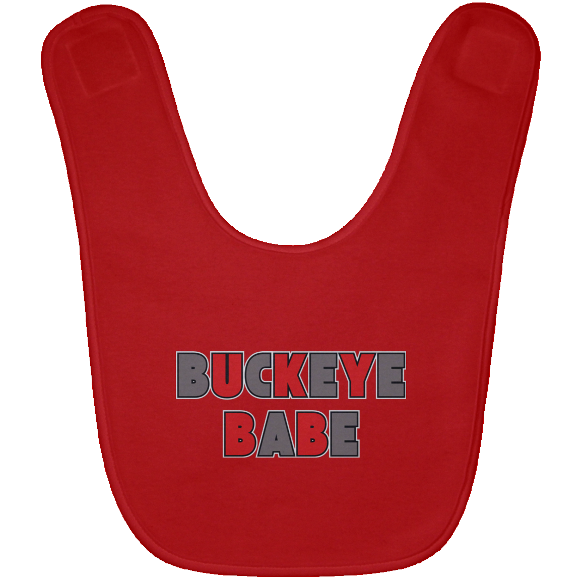 BUCKBABE Ohio State Baby Bib