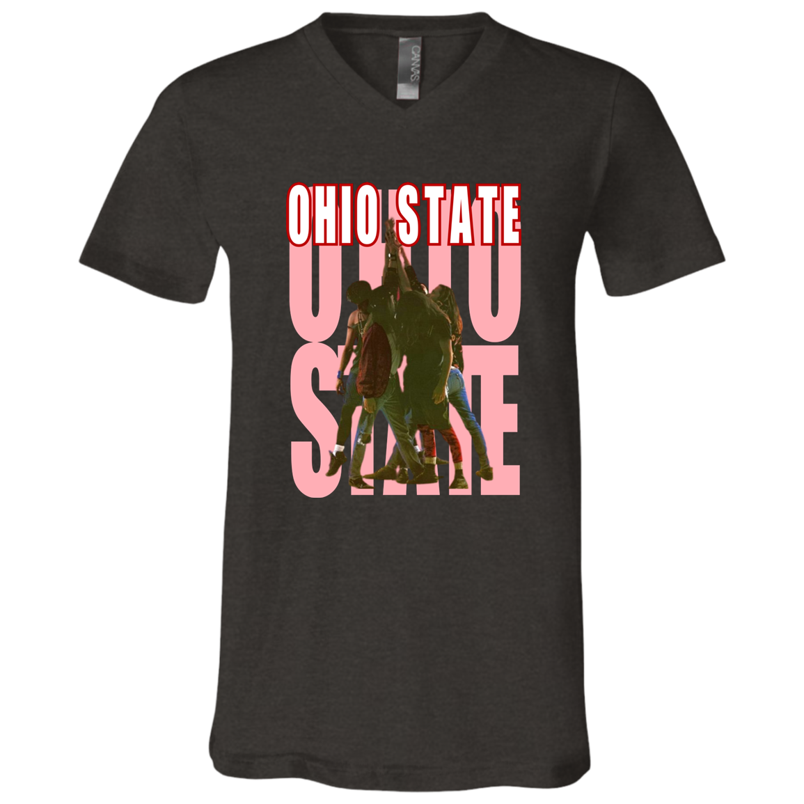 PJOHIO Ohio State Unisex Jersey SS V-Neck T-Shirt