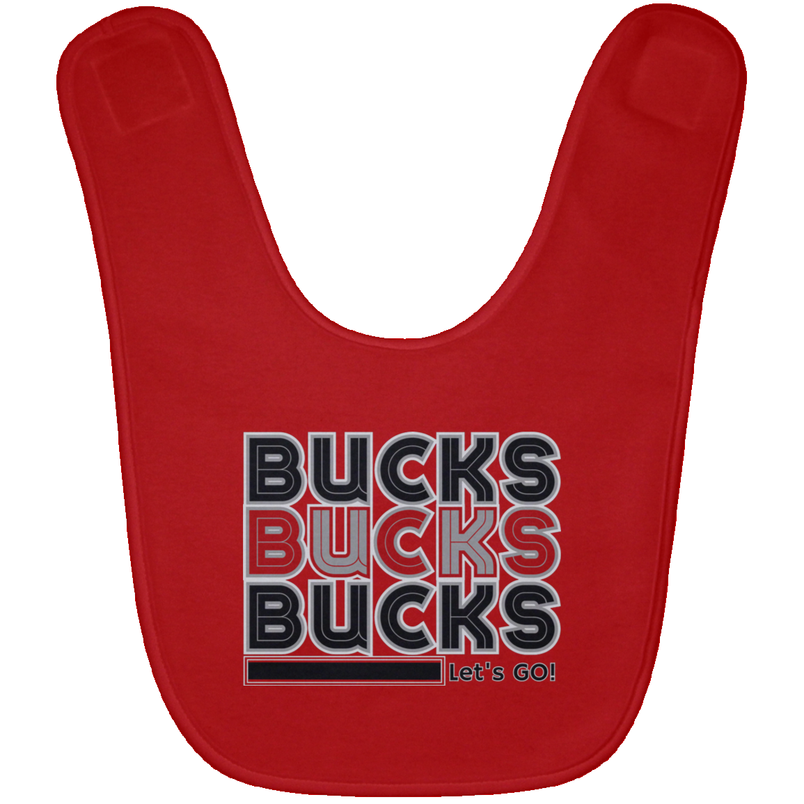 BUCKS Ohio State Baby Bib