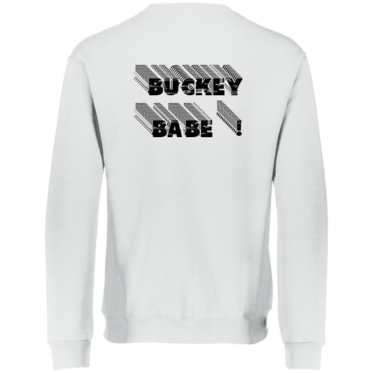 BUCKEYEBABE Ohio State Dri-Power Fleece Crewneck Sweatshirt