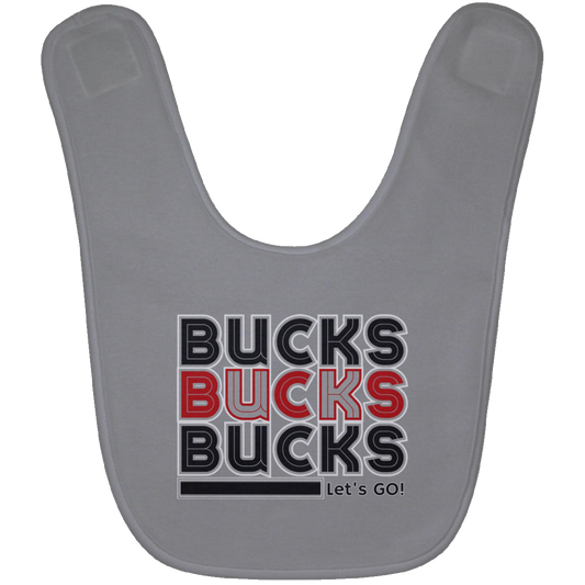 BUCKS Ohio State Baby Bib