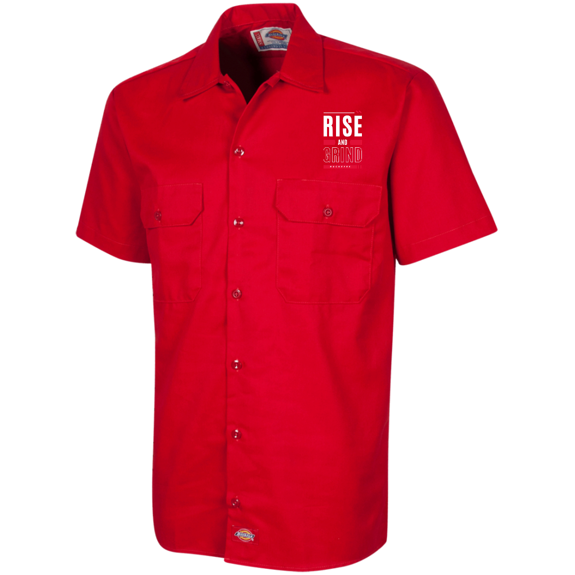 GRIND Ohio State Dickies Men's Short Sleeve Workshirt