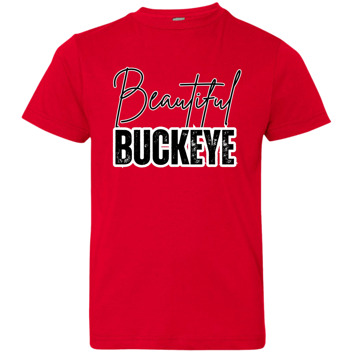 BEAUTIFUL Ohio State Youth Jersey T-Shirt