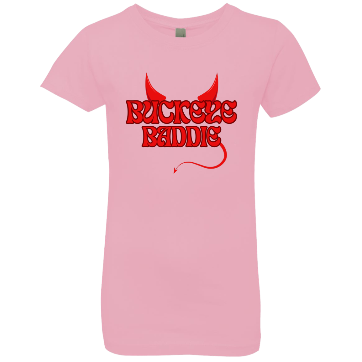 BADDIE Ohio State Girls' Princess T-Shirt