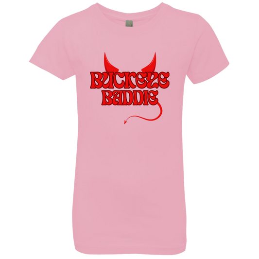 BADDIE Ohio State Girls' Princess T-Shirt