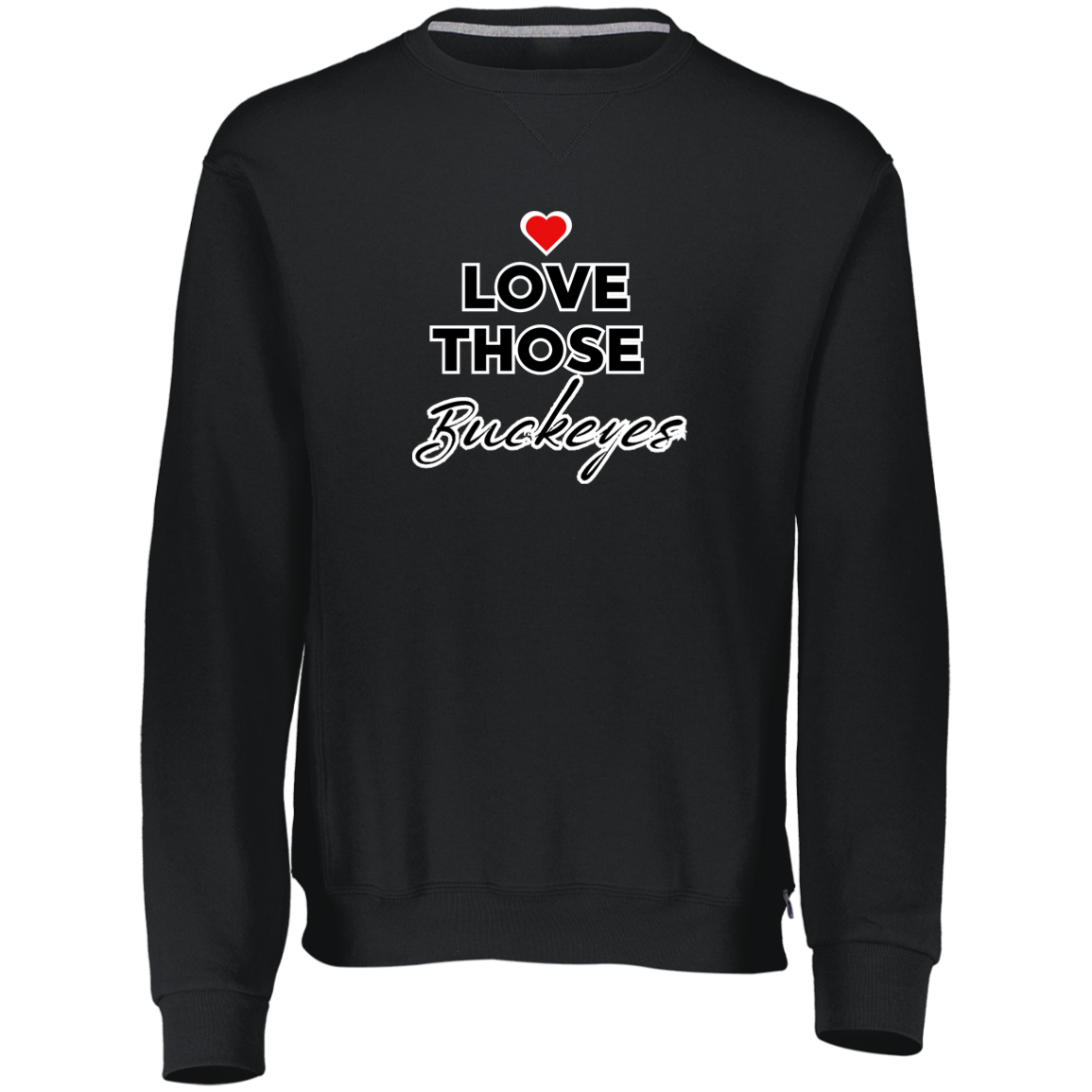 LOVEBUCKS Ohio State Dri-Power Fleece Crewneck Sweatshirt