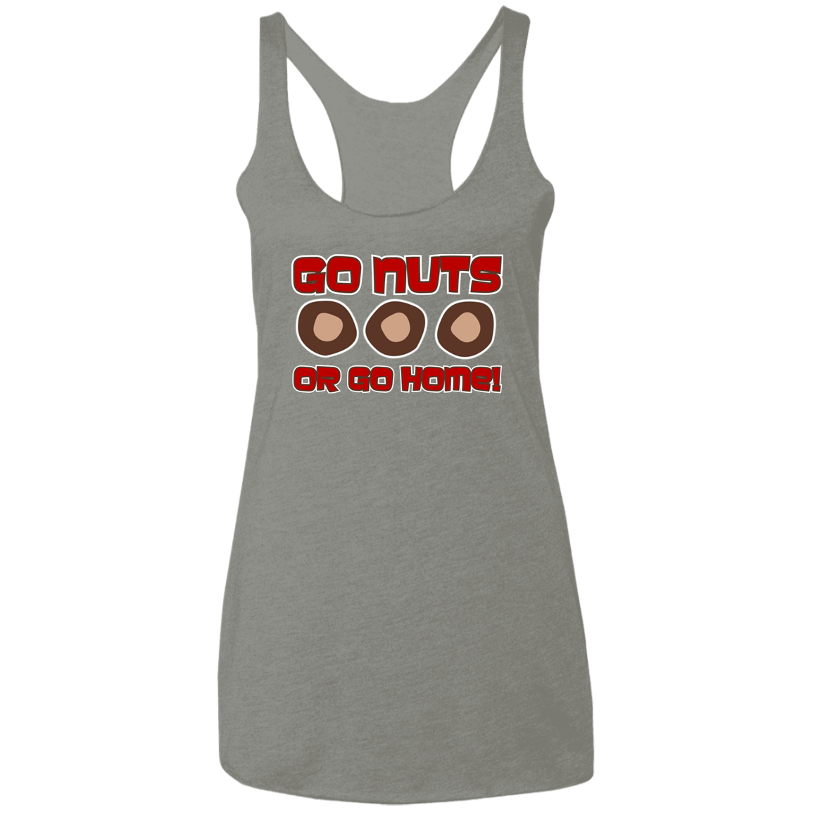 NUTS Ohio State Ladies' Triblend Racerback Tank