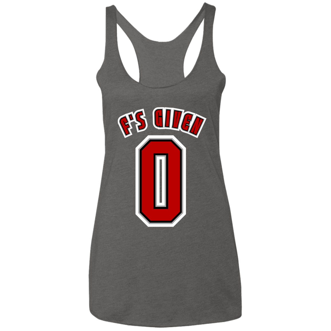 F'SGIVEN Ohio State Ladies' Triblend Racerback Tank