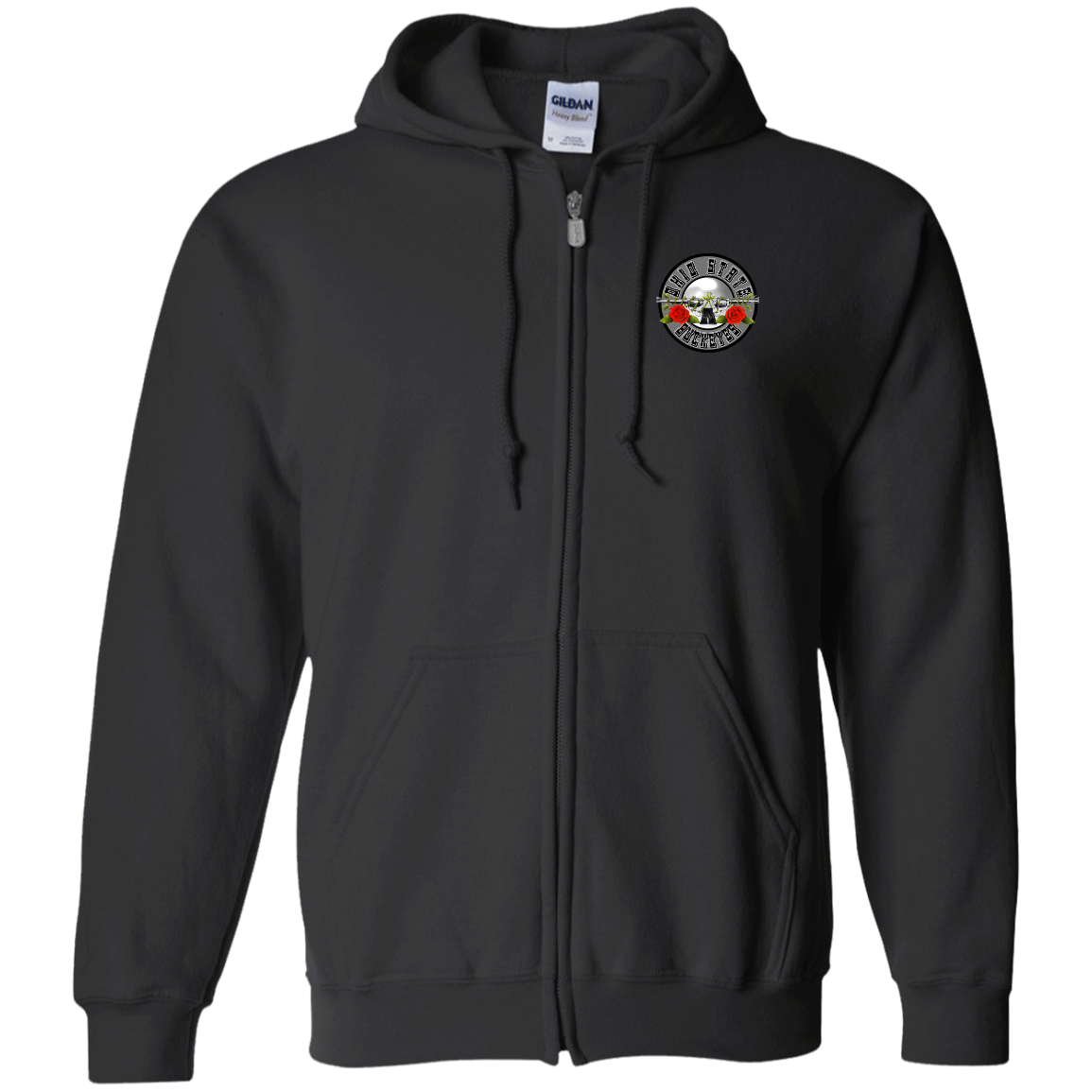 OBSESSION Ohio State Zip Up Hooded Sweatshirt