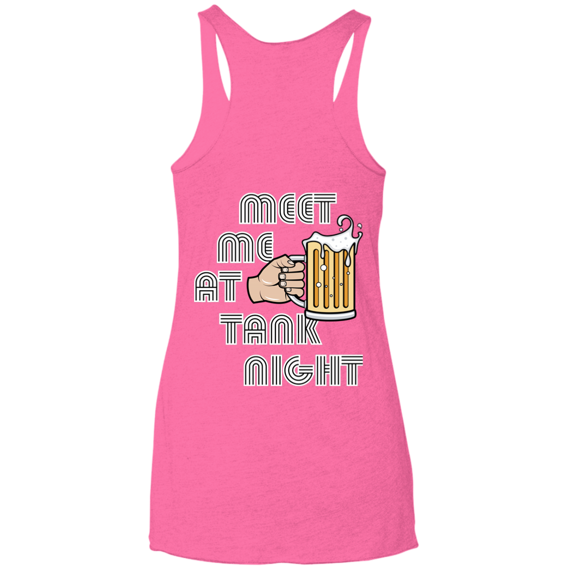 TANK NIGHT Ohio State Ladies' Triblend Racerback Tank