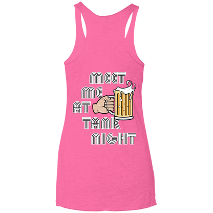 TANK NIGHT Ohio State Ladies' Triblend Racerback Tank