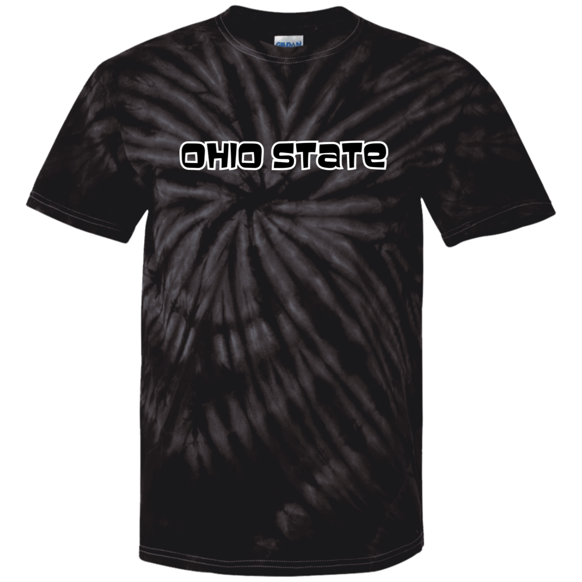 80'S Ohio State 100% Cotton Tie Dye T-Shirt