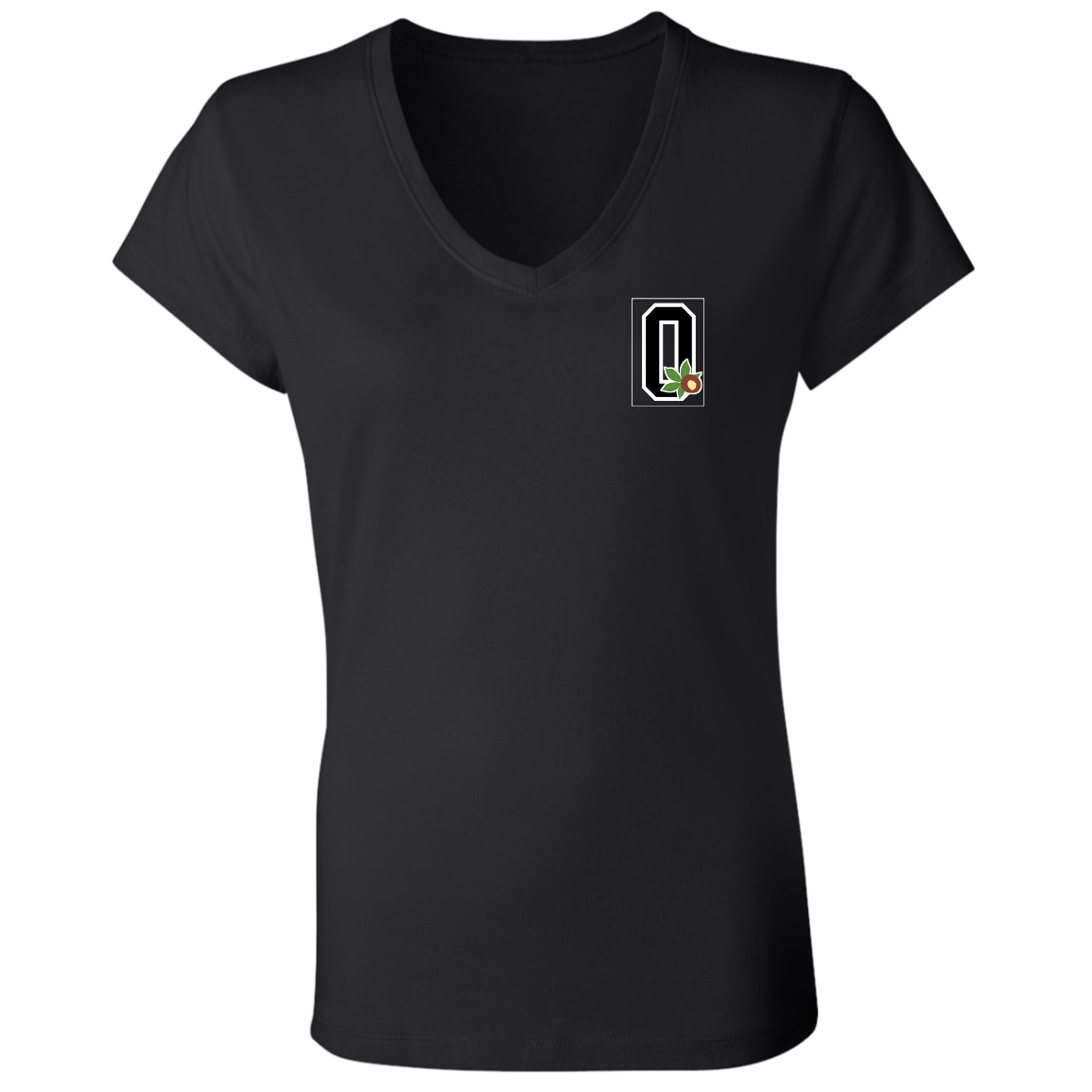 GIVEN'S Ohio State Ladies' Jersey V-Neck T-Shirt