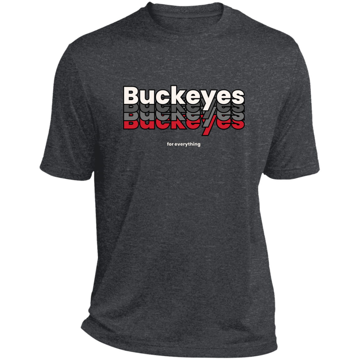 EVERYTHING Ohio State Heather Performance Tee