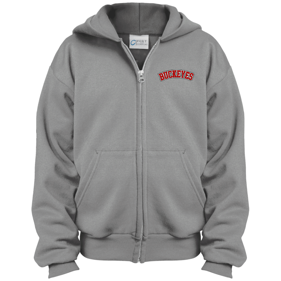 BUCKEYES Ohio State Youth Full Zip Hoodie