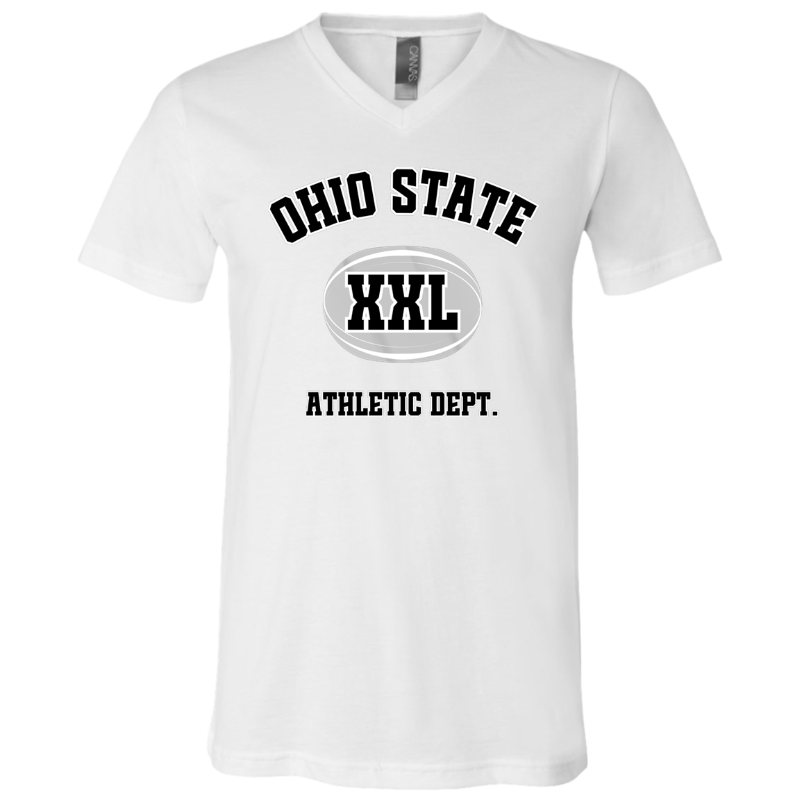 ATHLETICS Ohio State Unisex Jersey SS V-Neck T-Shirt