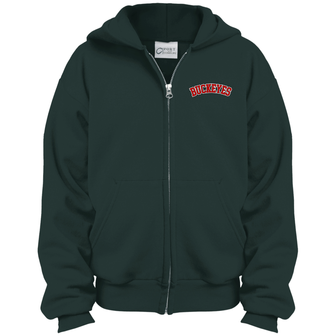 BUCKEYES Ohio State Youth Full Zip Hoodie