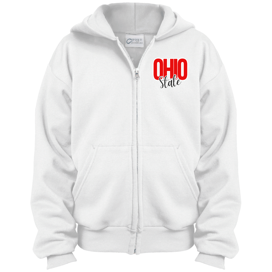 OSTATE Ohio State Youth Full Zip Hoodie