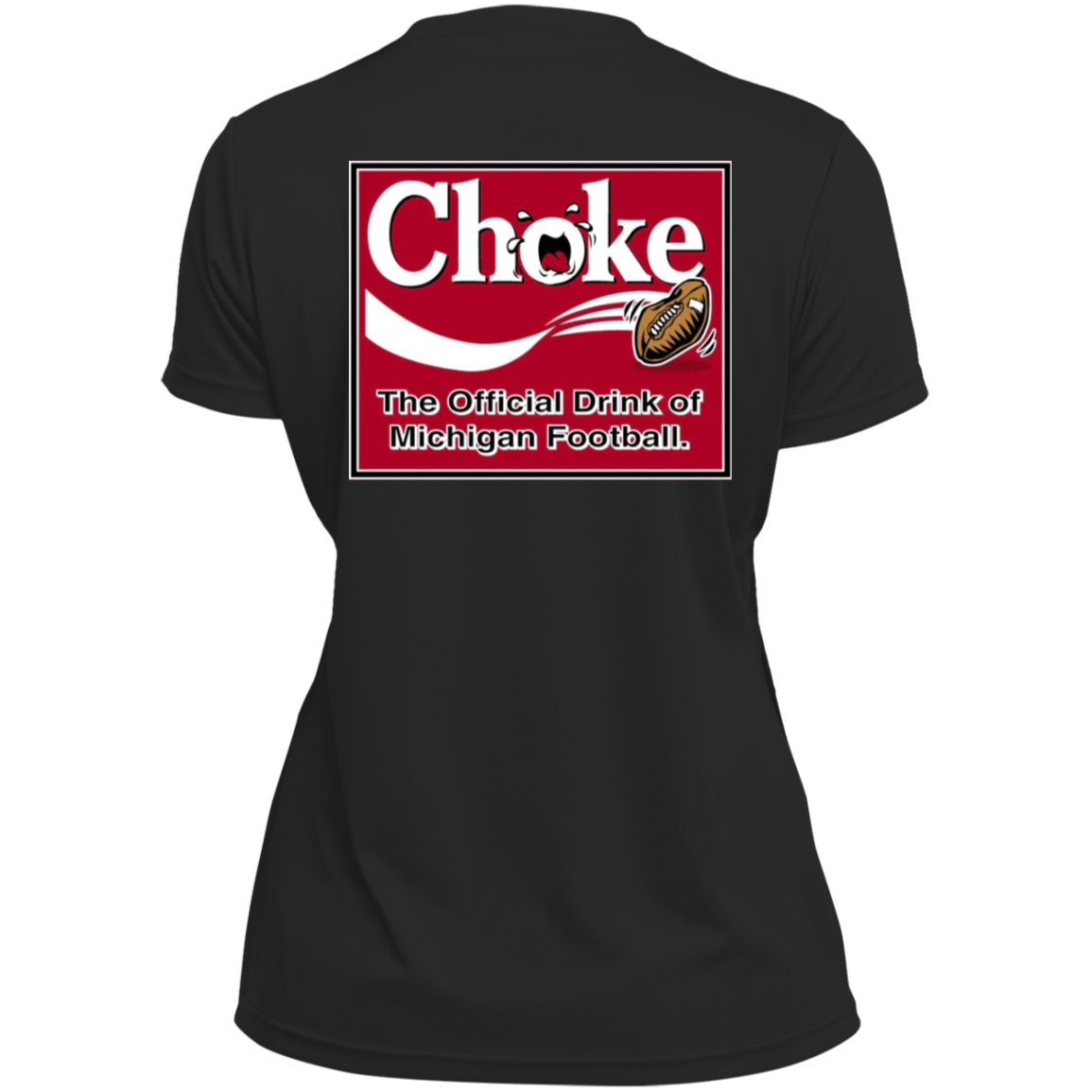 MICHIGAN CHOKE Ohio State Ladies’ Moisture-Wicking V-Neck Tee