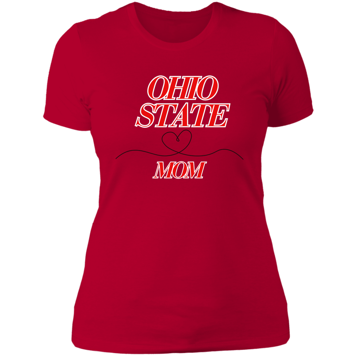 OSUMOM Ohio State Ladies' Boyfriend T-Shirt