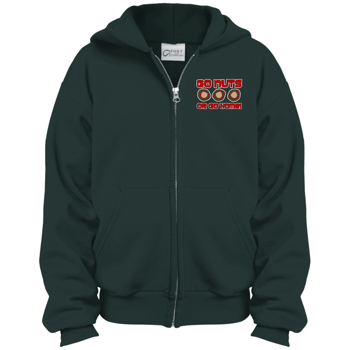 GONUTS Ohio State Youth Full Zip Hoodie