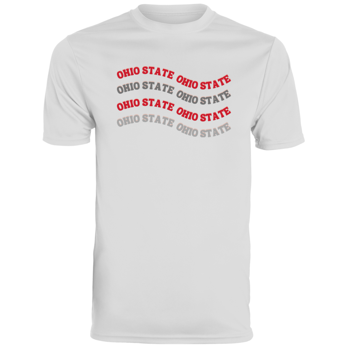 WAVE Ohio State Men's Moisture-Wicking Tee