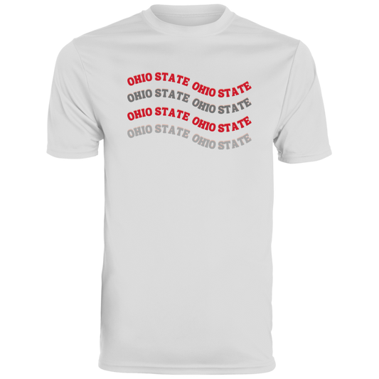 WAVE Ohio State Men's Moisture-Wicking Tee