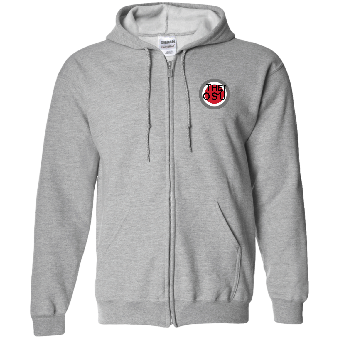 WHO SU Ohio State Zip Up Hooded Sweatshirt