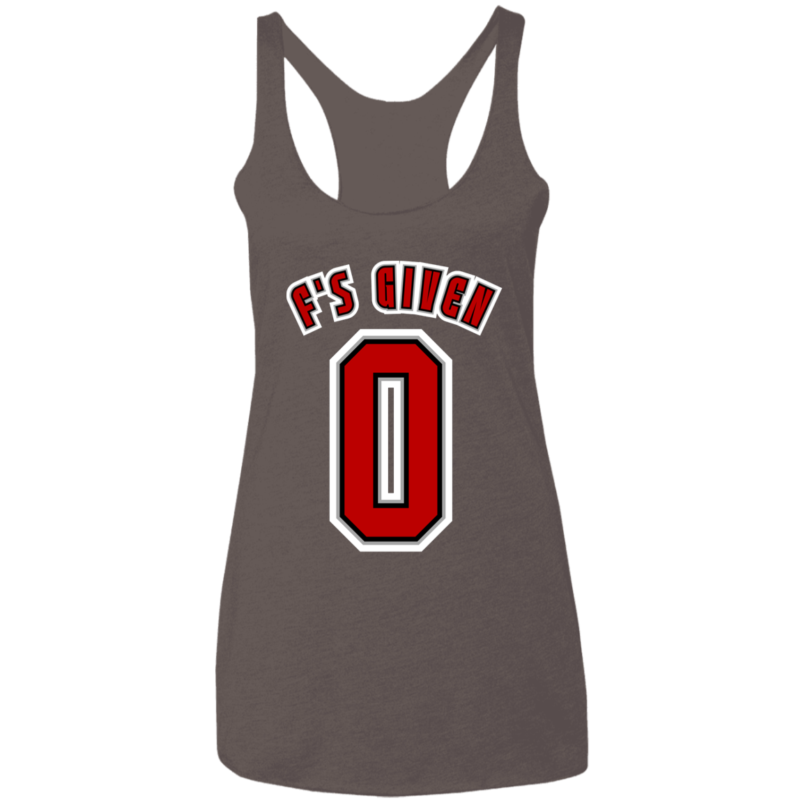 F'SGIVEN Ohio State Ladies' Triblend Racerback Tank