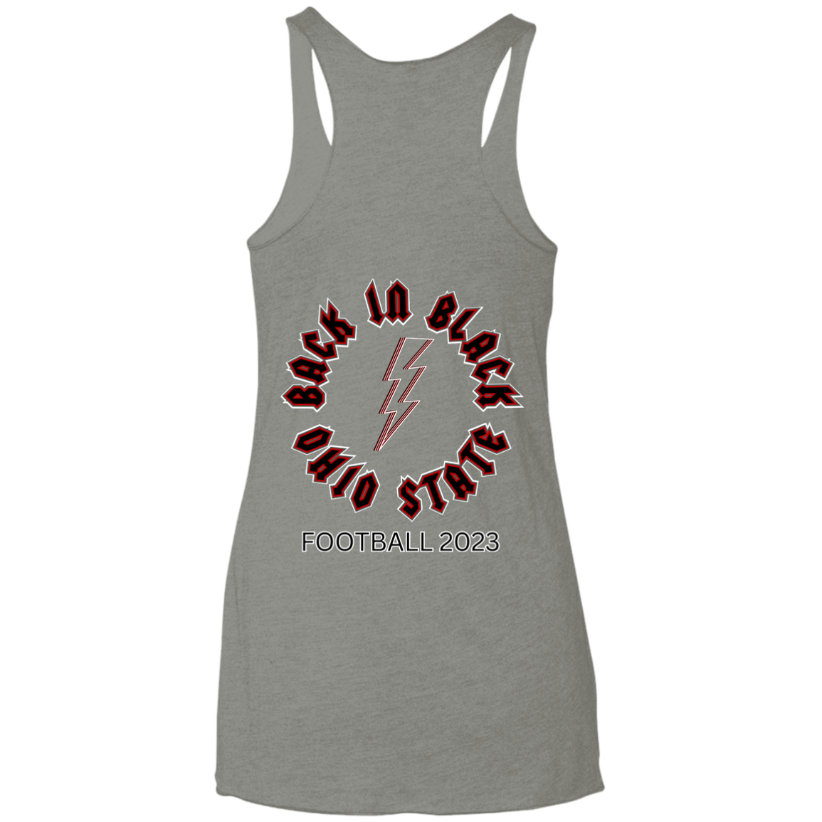 BNB Ohio State Ladies' Triblend Racerback Tank