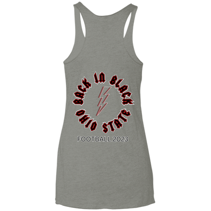 BNB Ohio State Ladies' Triblend Racerback Tank