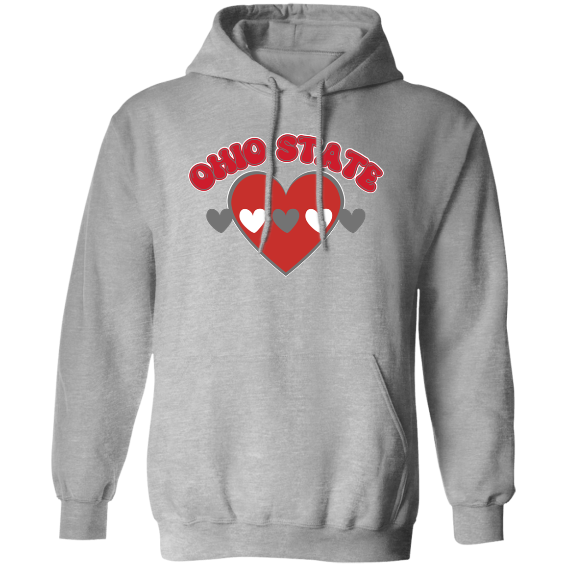 LOVE Ohio State Pullover Hoodie