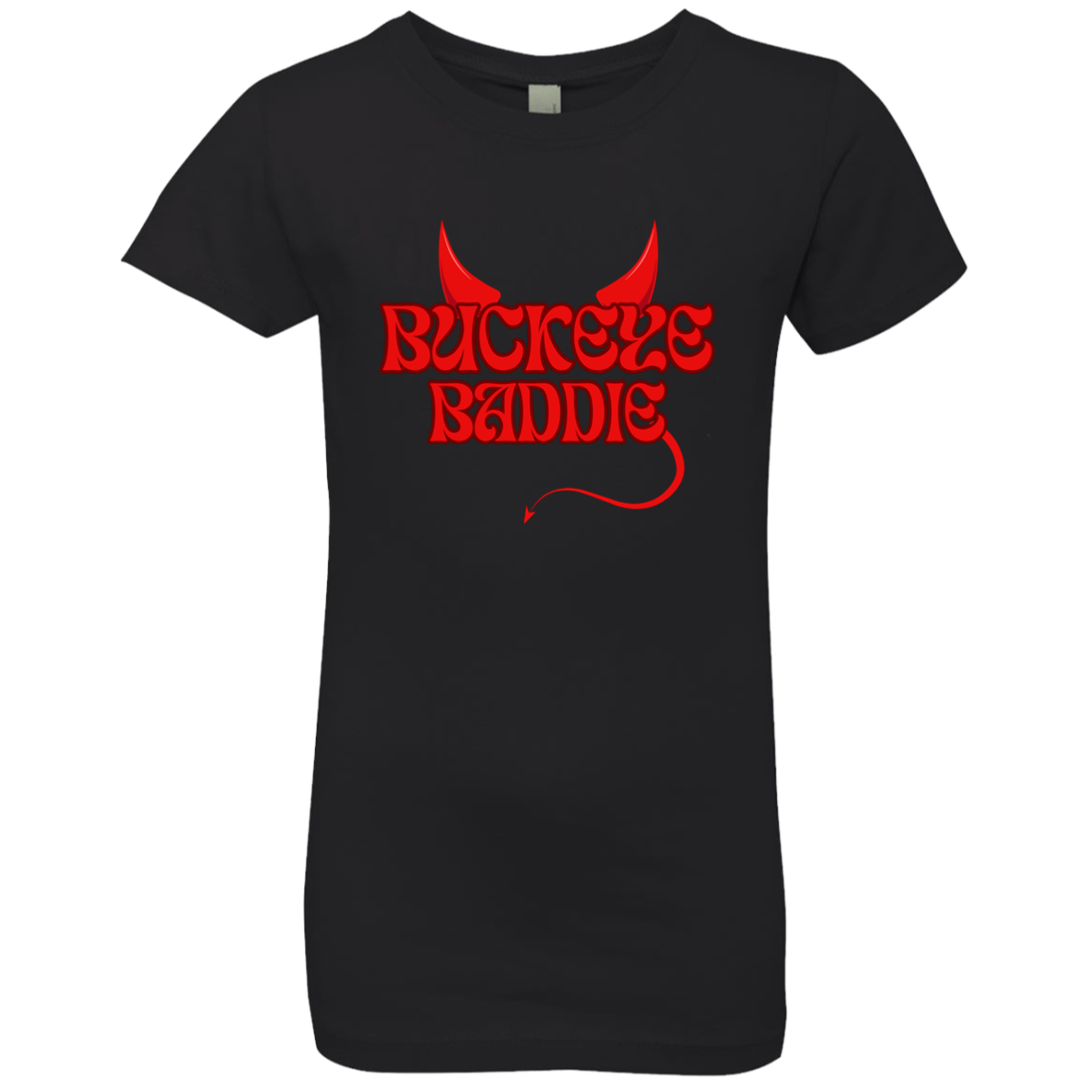 BADDIE Ohio State Girls' Princess T-Shirt