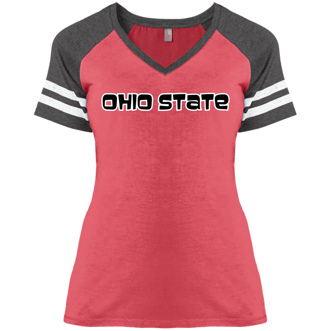 80'S CLASSIC Ohio State Classic Ladies' Game V-Neck T-Shirt