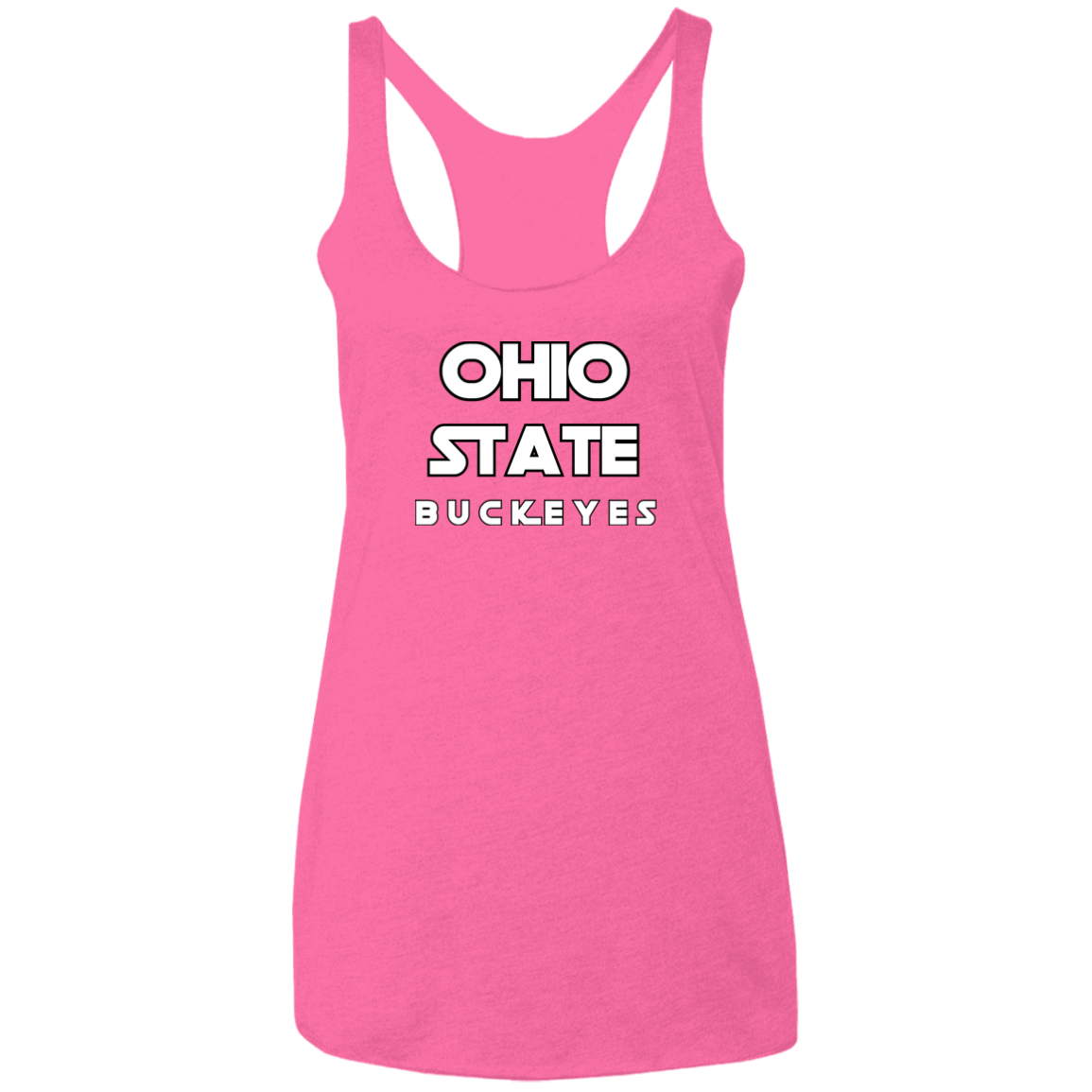 STAR Ohio State Ladies' Triblend Racerback Tank